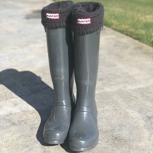 Grey Hunter boots & liner